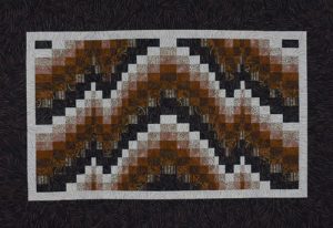 Bargello Quilt - This  piece reminds me of a Forrest Floor