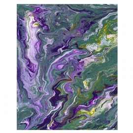 More Acrylic Pours and Custom Jigsaw